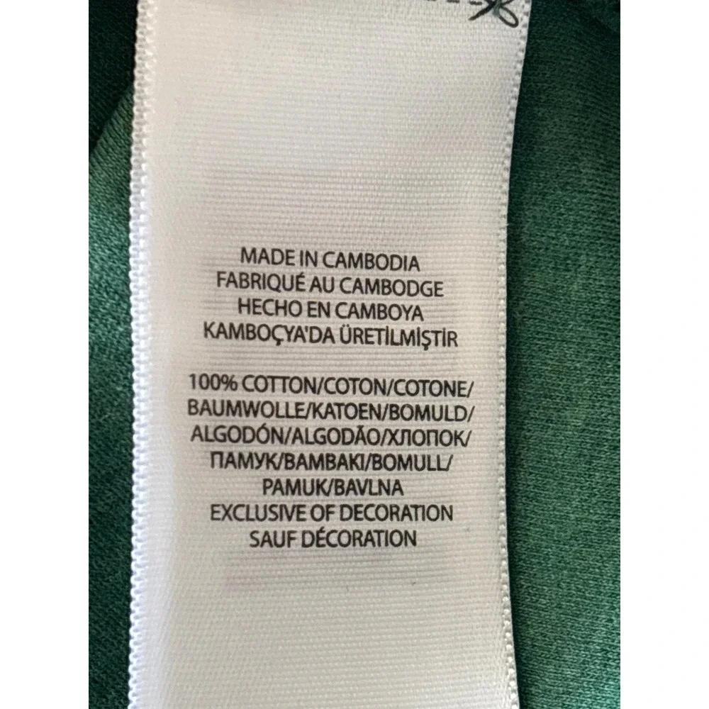 Polo Ralph Lauren Men's Large Classic Green Heather Cotton Collegiate Polo Shirt